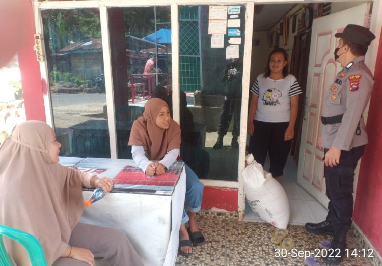Antisipasi 3C, Petugas Polsek Payung Sekaki Lakukan Patroli Siang Sampaikan Pesan-Pesan Kamtibmas