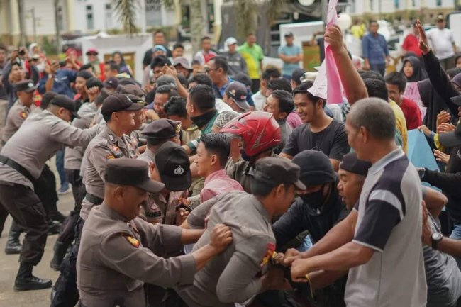 Polres Solok Selatan Adakan Simulasi Sispam Kota