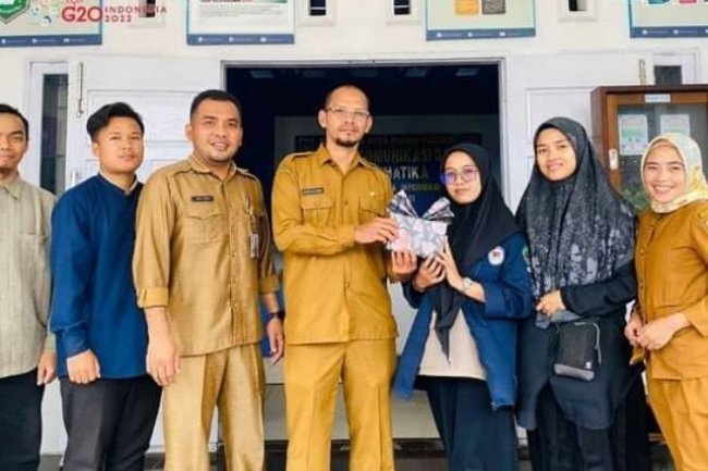 Magang di Kominfo Empat Mahasiswa UIN Syech Djamil Djambek Timba Berbagai Pengalaman 