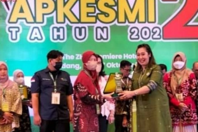 "Polisi Lantas" Puskesmas Gunung Terima Penghargaan Madya