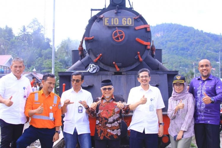 Dukung Pariwisata Pemko Sawahlunto Fungsikan Kembali Kereta Api Uap