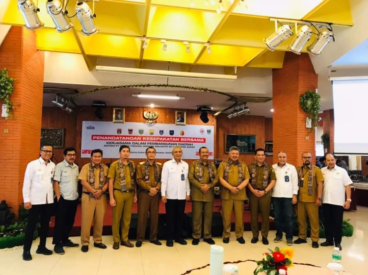PT Semen Padang Tanda Tangani Kesepakatan Dengan Pemerintah Kota Di Sumatera Barat 