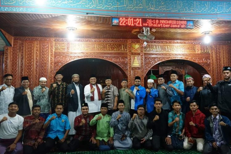 Wabup Richi Aprian Hadiri Tabligh Akbar KNPI Tanah Datar di Masjid Raya Lima Kaum