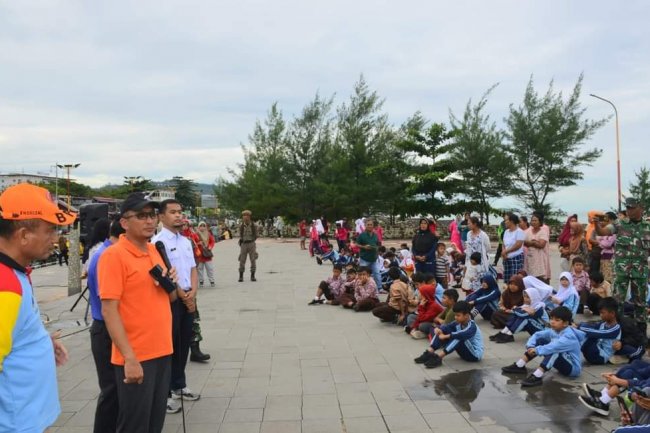 Pemko Padang Gelar Tsunami Fun Drill di 2 Kelurahan