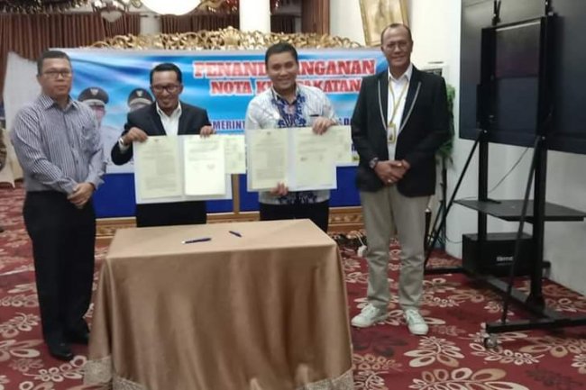 Pemkab Tanah Datar Tandatangani Kesepakatan Dengan DJPB Sumbar