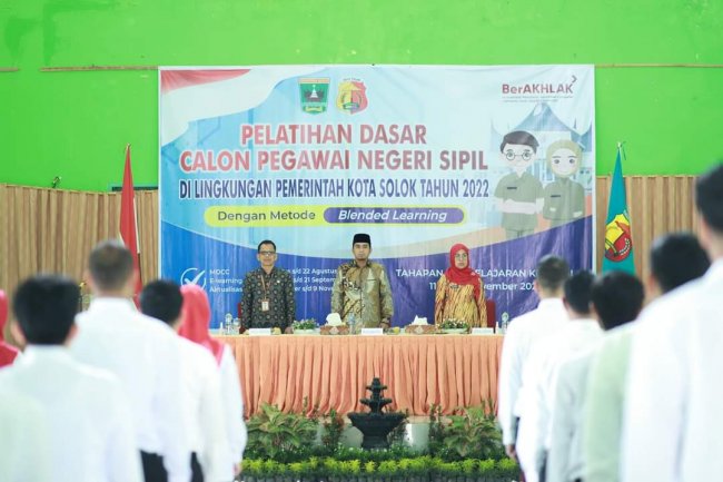 Calon Pegawai Negeri Sipil Kota Solok Ikuti Pelatihan Metode Blended Learning