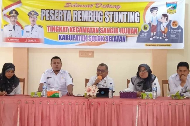 Pemerintah Solok Selatan Tuntaskan Rembuk  Stunting Di Seluruh Kecamatan 