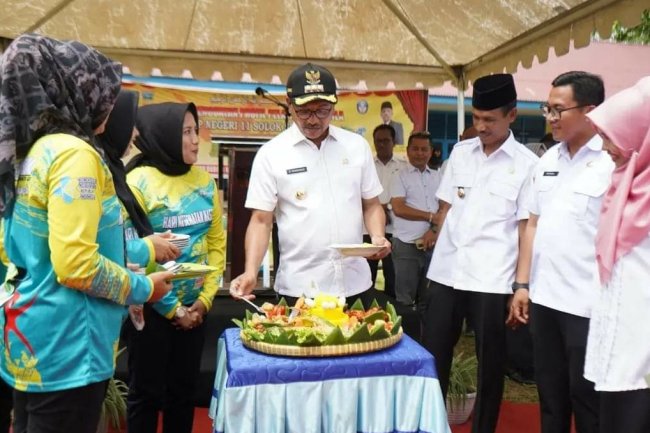 Germas Solok Selatan Budayakan Makan Buah 