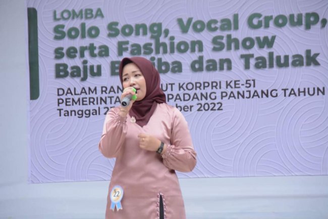 Lomba Solo Song dan Vocal Group HUT Korpri Berlangsung Meriah