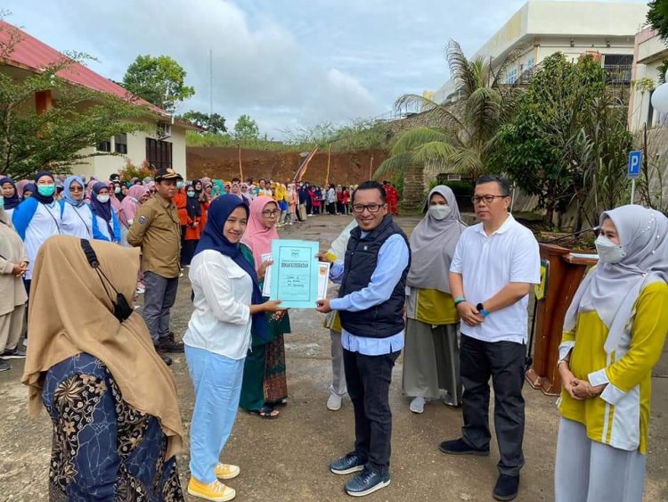 Mendadak Bupati Eka Putra Hadiri Kegiatan HKN ke 58