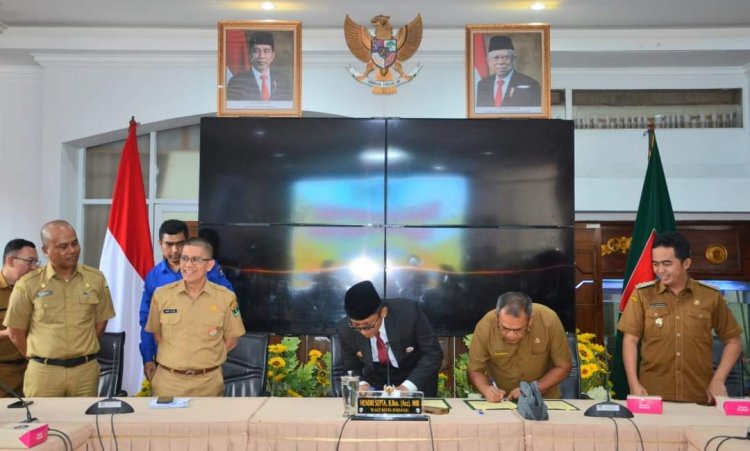 Tingkatkan Pelayanan Publik Pemko Padang Jalin Kerjasama Antar Daerah 