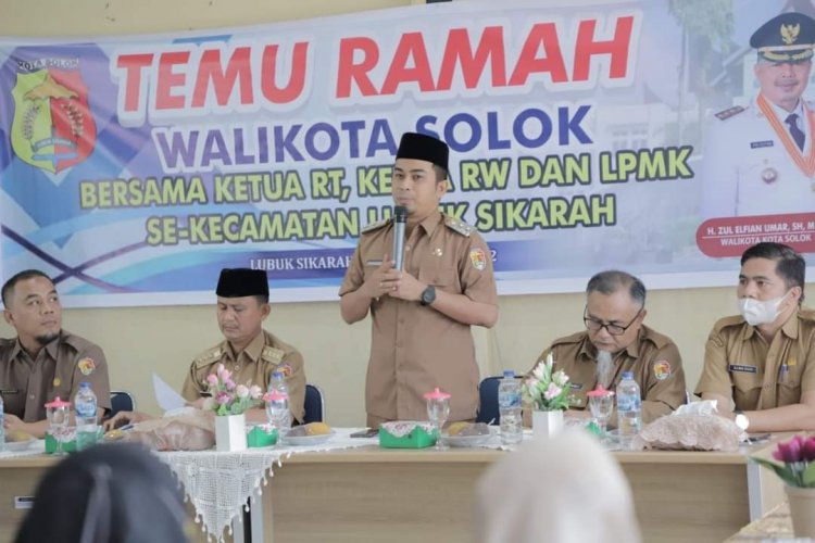 Wawako Solok Ramadhan Apresiasi RT, RW, LPMK se Kecamatan Lubuk Sikarah