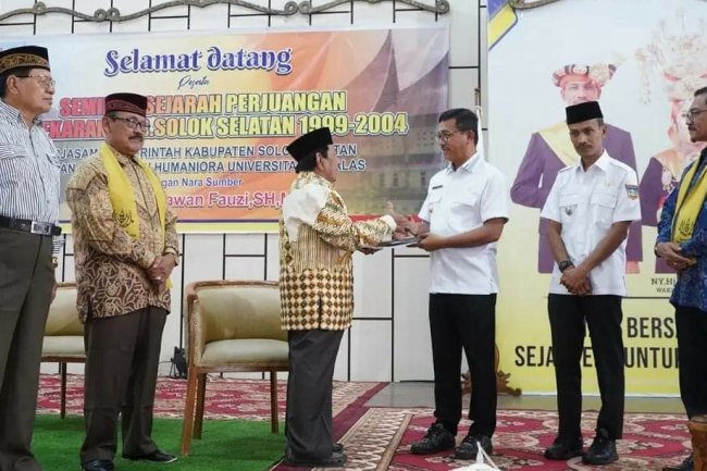 Menuju 19 Tahun, Sejarah Berdiri Kabupaten Solok Selatan Di Bukukan