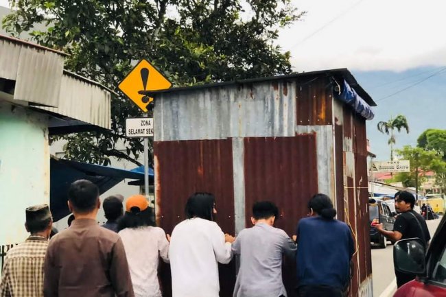 Tambo Art Berakhir Garobak Galeri RAS Diarak Ke Gedung M. Syafei