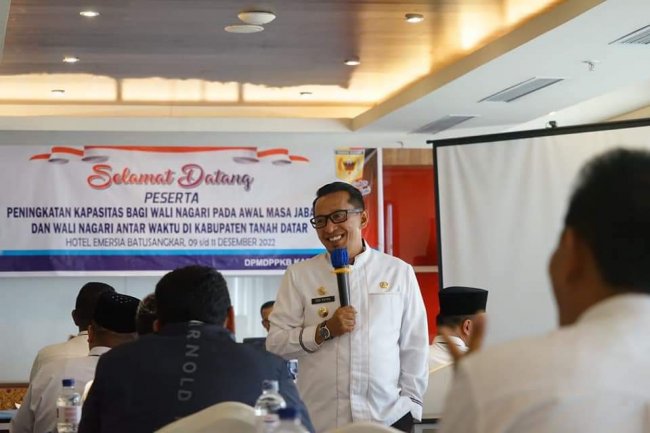 27 Wali Nagari Se Kabupaten Tanah Datar Ikuti Bimtek Peningkatan Kapasitas 