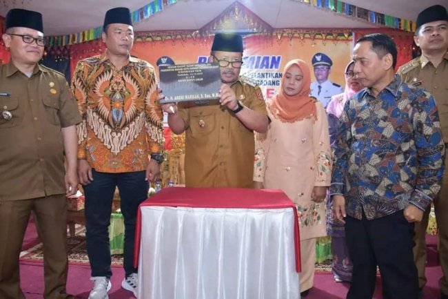 Bupati Agam Resmikan Nagari Sungai Cubadak Dan Nagari Koto Gadang 