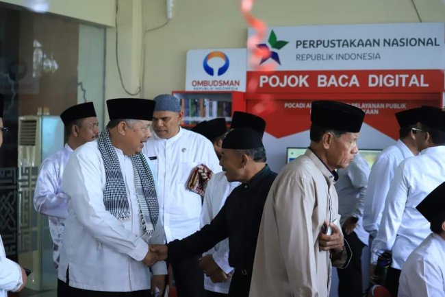 Diresmikan Wako Zul Elfian, Masjid Agung Al Muhsinin Kota Solok Miliki Pojok Baca Digital Masjid