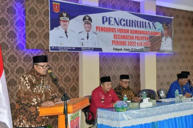 Forum Bamus Palupuah Dikukuhkan Bupati Agam