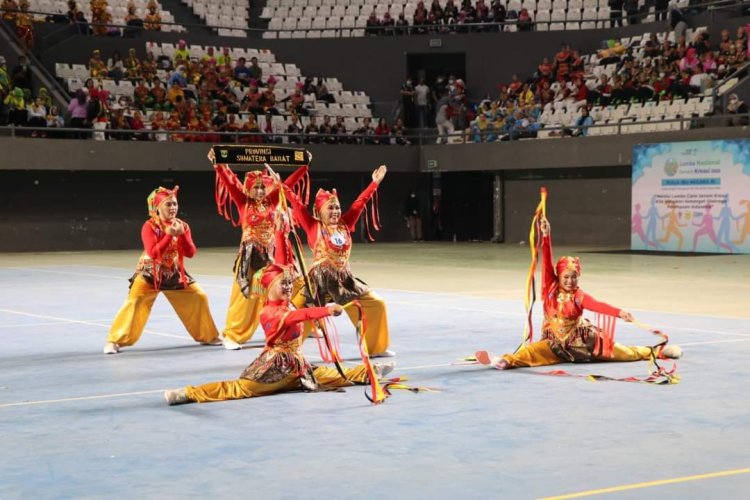 Tim Senam Perwosi Padang Panjang Wakili Sumbar Lomba Senam Kreasi