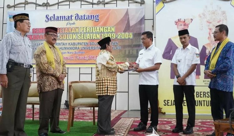 Menuju 19 Tahun, Sejarah Berdiri Kabupaten Solok Selatan Di Bukukan