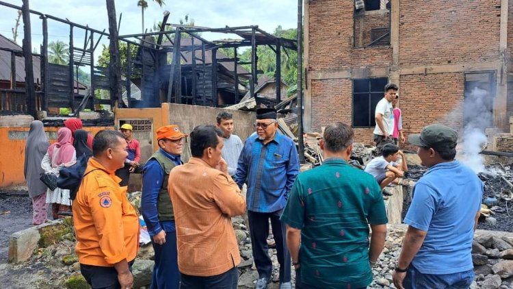 Gerak Cepat Pemko Sawahlunto Terhadap Korban Kebakaran. 