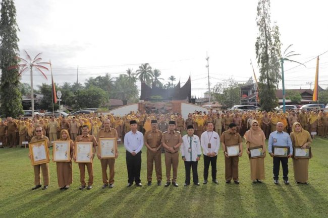 Wawako Ramadhani Pimpin Apel Gabungan Pemko Solok 2023