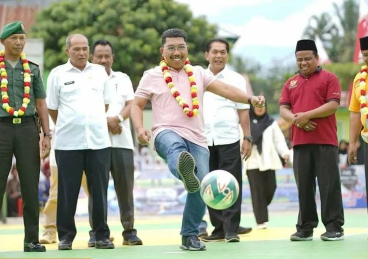 Bupati Solok Selatan Buka Turnamen Futsal MAN 2 Cup VII