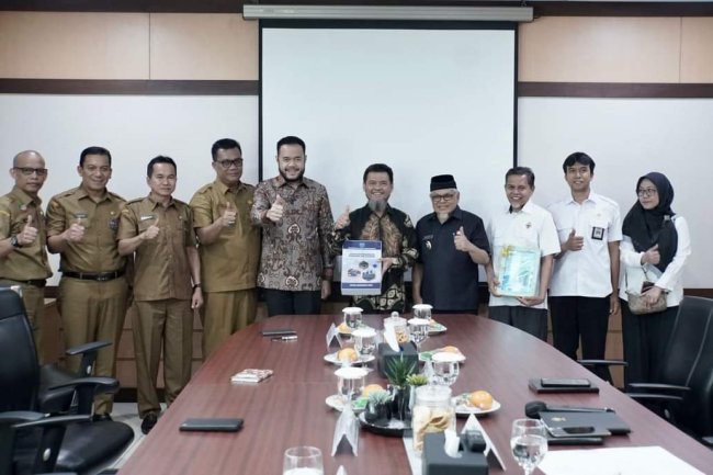 Kunjungi BPK RI,  Wako Fadly Amran Inginkan Terima Opini WTP Ketujuh Kalinya