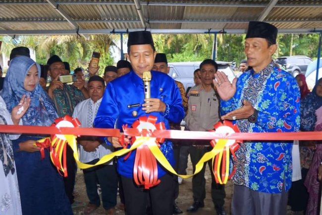 Wabup Pasaman Barat Resmikan Masjid Al Anwar Karang Rejo Desa Baru