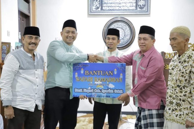 TSR Wawako Ramadhani Kunjungi Jemaah Mesjid Baitul Agung