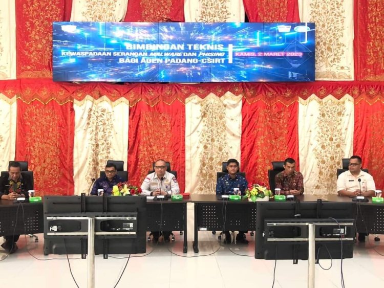 Waspada Serangan Malware dan Phising, Agen Padang-CSIRT Dibekali Bimtek