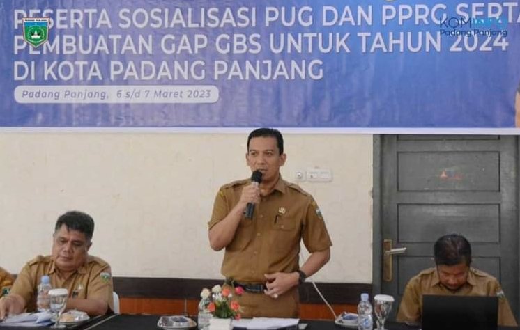 Sekdako Padang Panjang Buka Sosialisasikan PUG dan PPRG serta Pembuatan GAP/GBS 