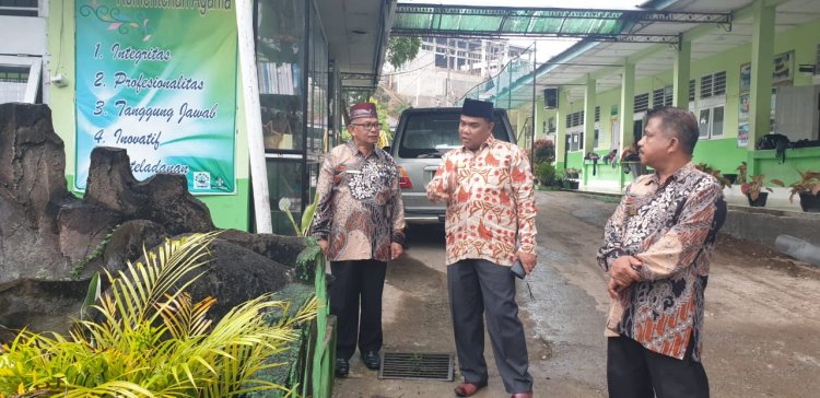 Di Tinjau Kakan Kemenag 203 Siswa MAN 1 Solok Ikuti Assesment Nasional Berbasis Komputer 