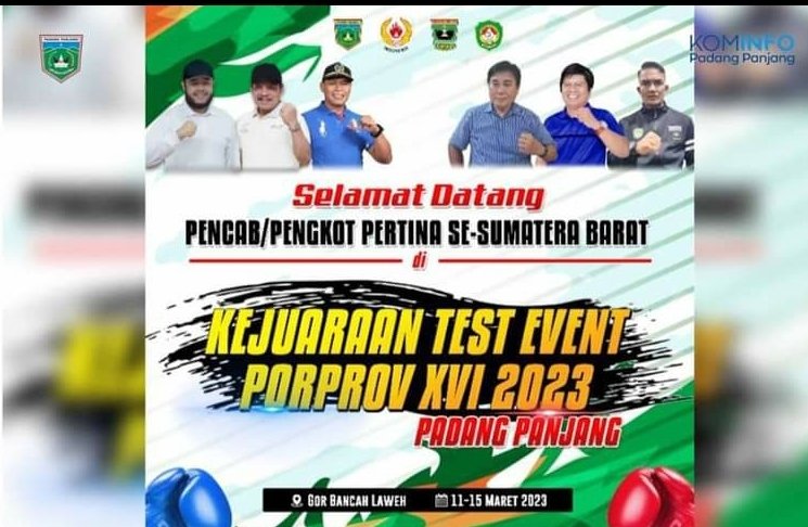 Ikuti Test Event Tinju Persiapan Porprov 2023 Padang Panjang 
