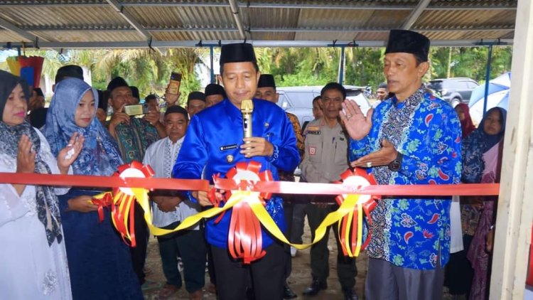 Wabup Pasaman Barat Resmikan Masjid Al Anwar Karang Rejo Desa Baru