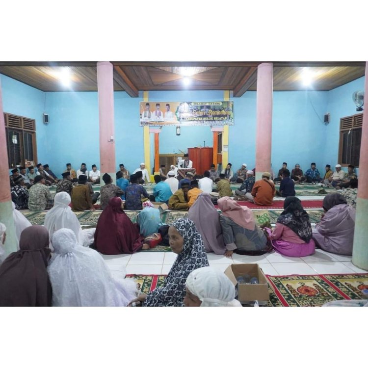 Wabup Yulian Efi Bertemu Jemaah Mesjid Nurul Falah