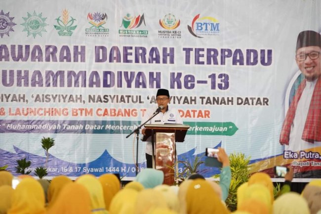 Musda Terpadu Muhammadiyah Tanah Datar Pilih Pimpinan  Baru