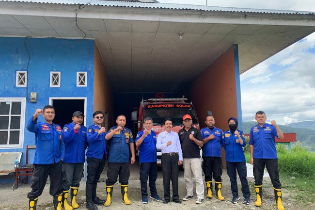 Mobil Pemadam Kebakaran, Kembali Stanby di Samping Kantor Camat Lembah Gumanti