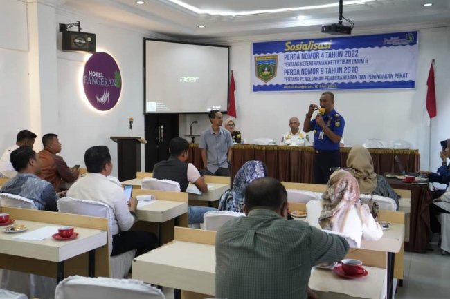 Sosialisasi Perda Nomor 4 Tahun 2022. Jika Temui Kecurigaan Laporkan 