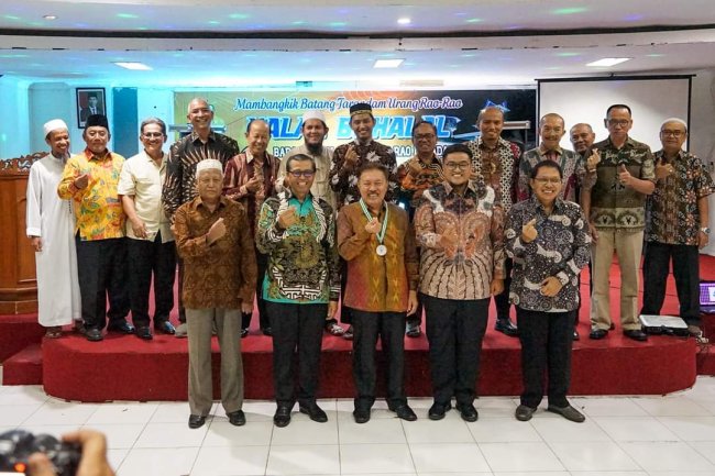 Wabup Tanah Datar Hadiri Halal bi Halal Bandar Kota Padang