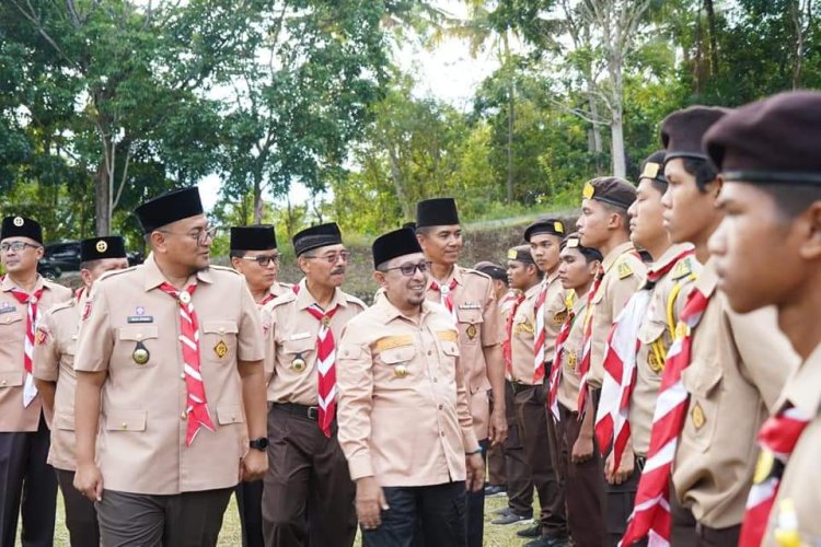 Bupati Eka Putra Buka Raimuna Di Bumi Perkemahan Istano Basa Pagaruyung 