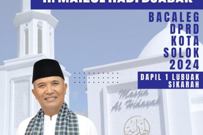 H. Maizul Adi Djabar, Ketua KBKS Bulatkan Tekad Ikuti Kompetisi Caleg DPRD Kota Solok