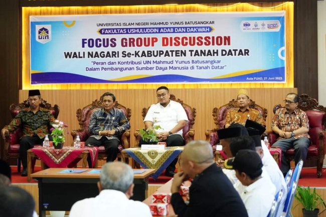 Wabup Richi Aprian Hadiri FGD FUAD UIN Mahmud Yunus 
