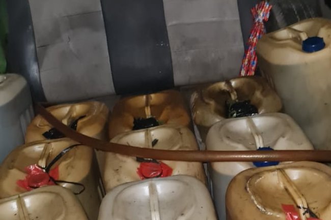 Satreskrim Polres Solok  Amankan Warga Tanjung Bingkuang Bawa BBM Bersubsidi 