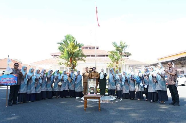  Kontingen Jambore PKK Tanah Datar Targetkan Pertahankan Juara Umum