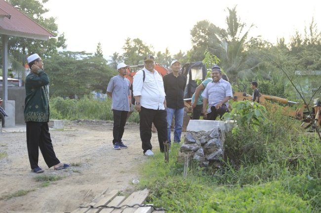 Masyarakat Biruhun Kelurahan Simpang Rumbio Pertanyakaan Anggaran Pembangunan Jembatan