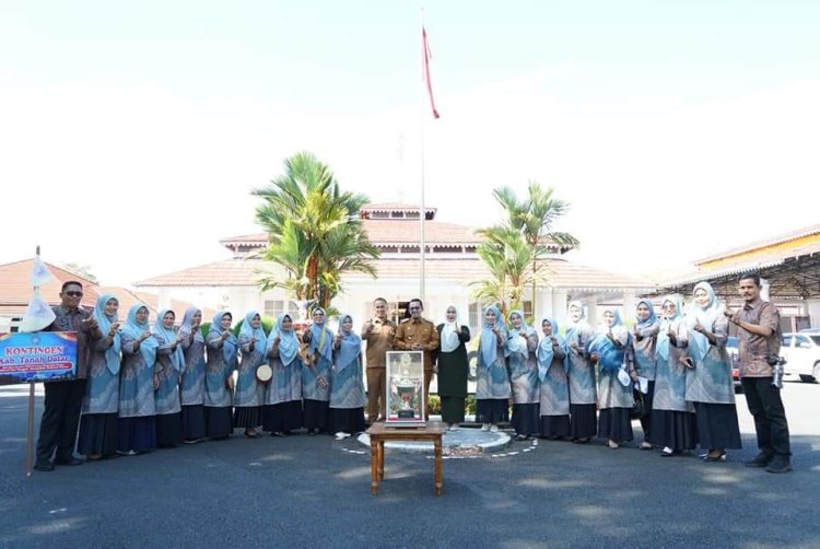  Kontingen Jambore PKK Tanah Datar Targetkan Pertahankan Juara Umum