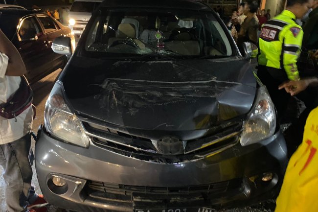 Rem Tidak Berfungsi, Enam Kendaraan Kecelakaan Beruntun di Nagari Guguak Solok