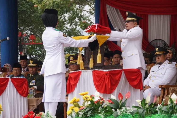 Semarak Upacara Peringatan HUT Kemerdekaan RI ke-78 di Tanah Datar 