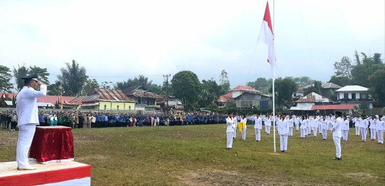 Penuh Hikmat Dan Meriah Upacara HUTRI Di Kecamatan Hiliran Gumanti 